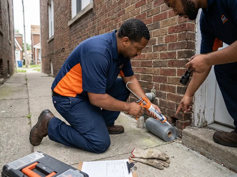 Norway Rat & Mouse Structural Exclusion in Detroit, MI